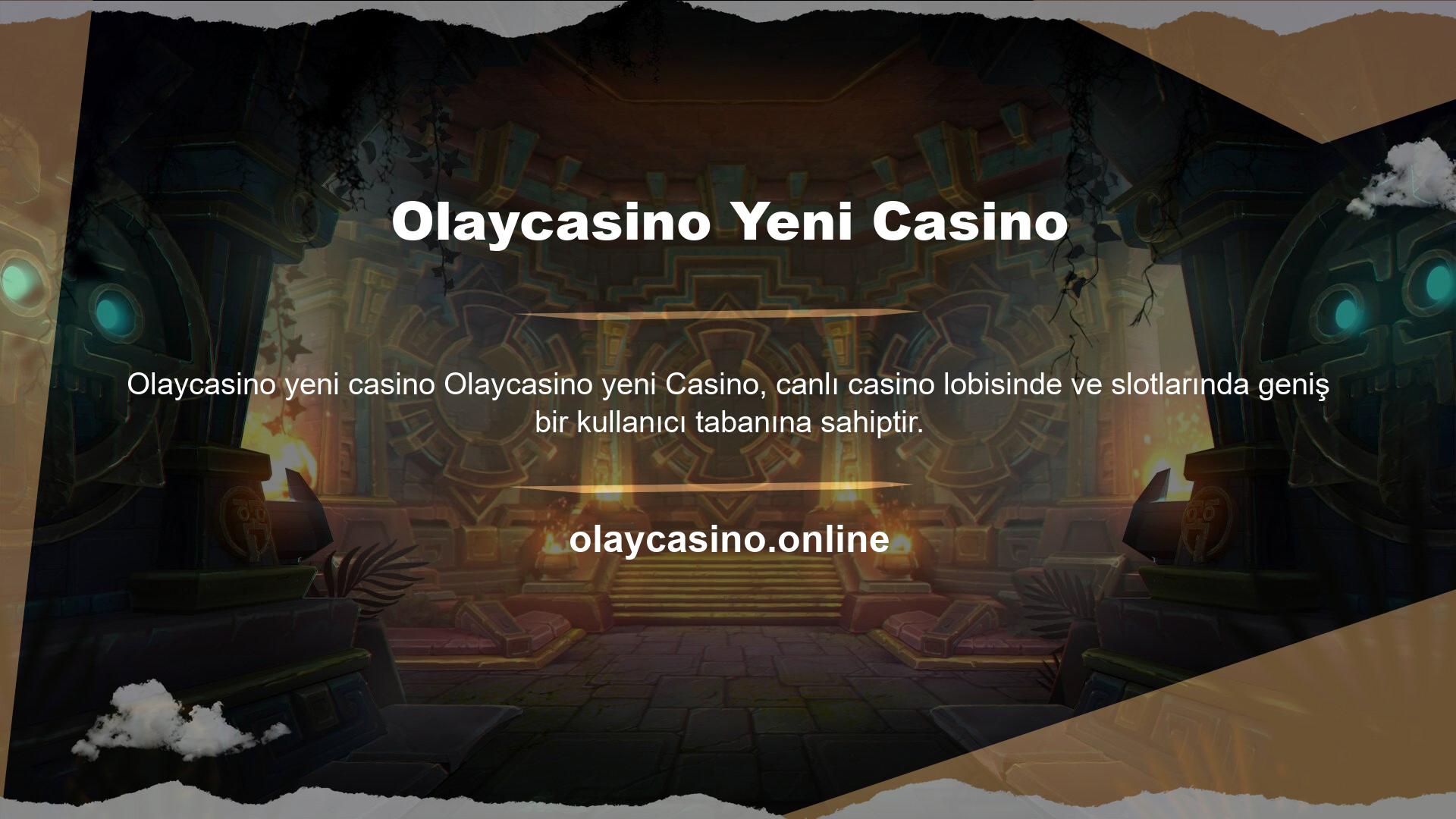 Olaycasino Yeni Casino