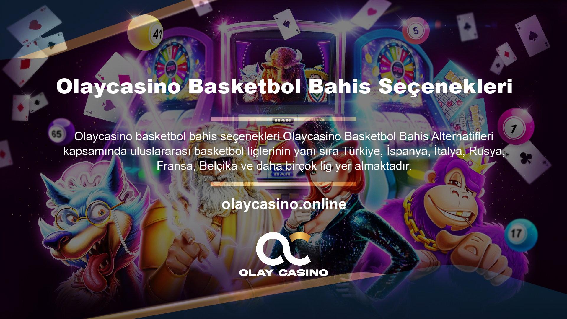 Basketbol söz konusu olduğunda NBA için çok özel bir menüsü olan Olaycasino adı dünyanın bir numarası